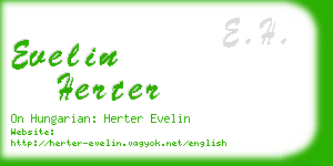 evelin herter business card